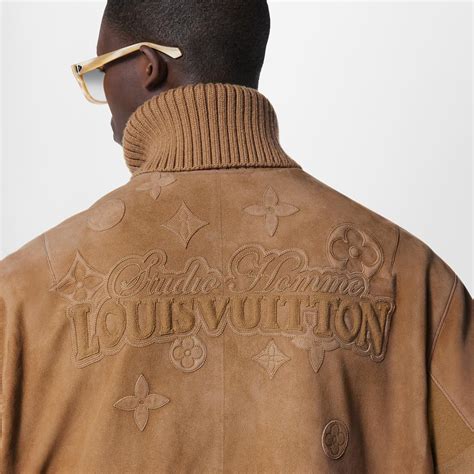 teddy louis vuitton vert|Mixed Material Leather Teddy Blouson .